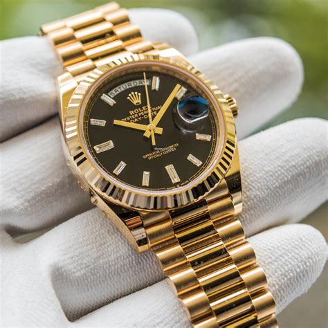 rolex day date gold used price|Rolex Day-Date 40 cost.